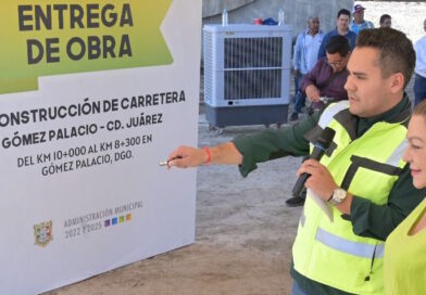 #GP. Alcaldesa Leticia Herrera Ale entrega obra de reconstrucción total de pavimento en el acceso a Gómez Palacio vía Ciudad Juárez
