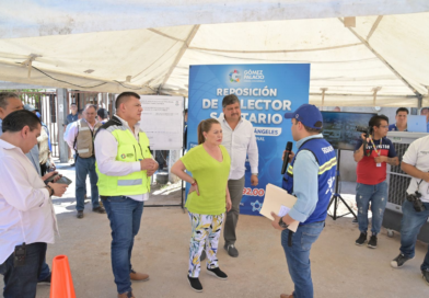 #GP. Alcaldesa Leticia Herrera Ale supervisa obras del nuevo colector de drenaje en la colonia Felipe Ángeles