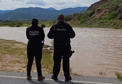 #Torreón. Dependencias municipales realizan operativo de prevención ante llegada de agua al río Aguanaval