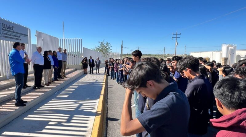 #UAdeC. Visita Rector de la UAdeC a la Comunidad de la Escuela de Bachilleres Antonio Gutiérrez Garza de Ciudad Acuña