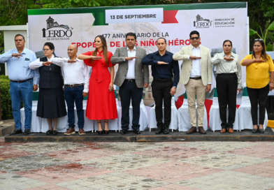 #Lerdo conmemora el 177 aniversario de la Epopeya de los Niños Héroes*