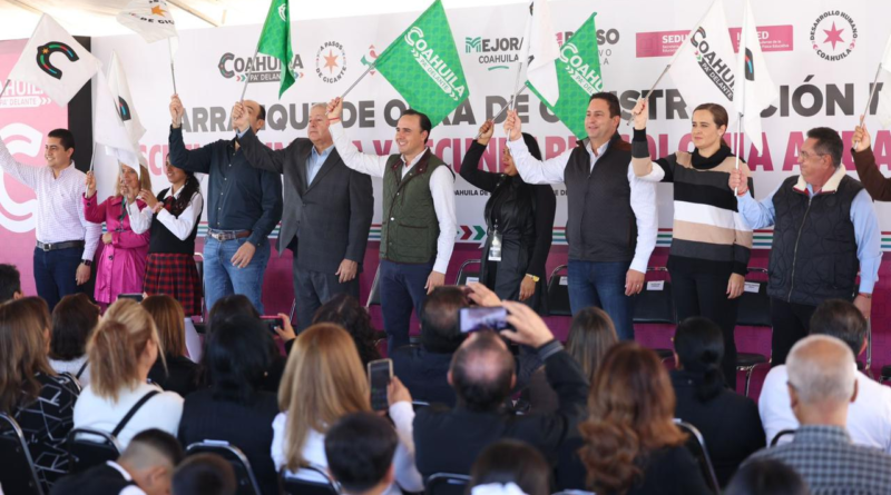 #Coahuila. CONTINÚAN OBRAS A TRAVÉS DEL GRAN PROGRAMA IMPULSO EDUCATIVO