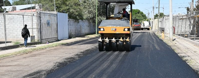 #GP. Culmina pavimentación de un tramo de la avenida Victoria, en la colonia Nuevo Los Álamos de Gómez Palacio