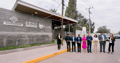 #Durango. Con obras de rehabilitación en hospital “Miguel Vallebueno”, conmemoran Marisol y Esteban, Día Internacional de Salud Mental*