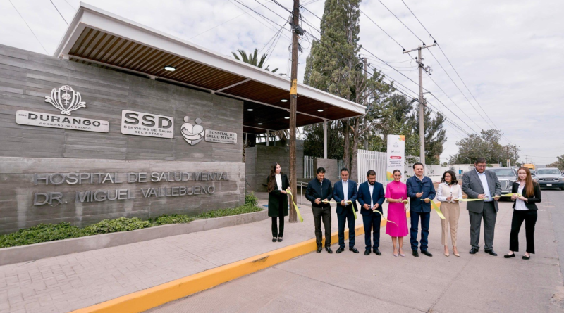 #Durango. Con obras de rehabilitación en hospital “Miguel Vallebueno”, conmemoran Marisol y Esteban, Día Internacional de Salud Mental*