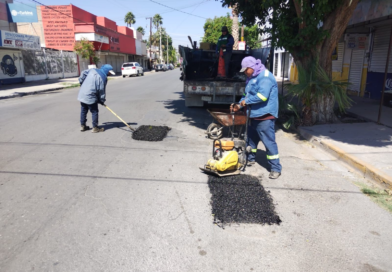 #GP. Permanente programa para mejorar vialidades en el área urbana y rural de Gómez Palacio a través del bacheo