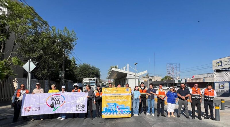 #Torreón. Realizan intervención por el Día Internacional de la Educación Vial