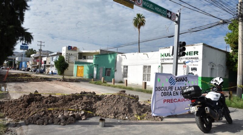 #Torreón. Por trabajos de reposición de la tubería de drenaje, SIMAS Torreón cierra acceso a la calle Mariano López Ortiz