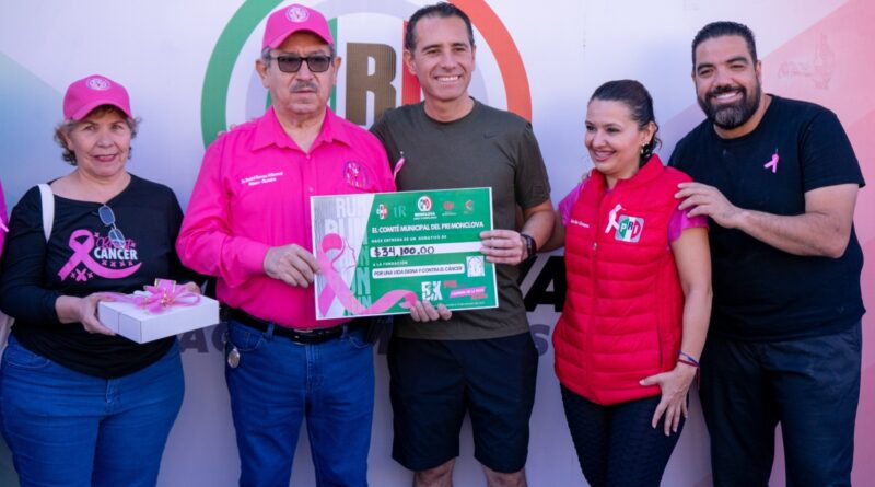 #Coahuila. PRI MONCLOVA SOLIDARIO EN CARRERA 5K POR UNA VIDA SIN CÁNCER