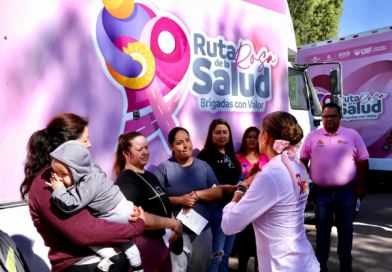 #Durango. Arranca Marisol recorrido de la “Ruta Rosa de la Salud” en la zona rural de Durango*