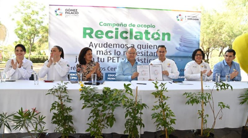 #GP. Ayuntamiento de Gómez Palacio se suma al “Reciclatón” en apoyo al Centro de Rehabilitación Infantil Teletón