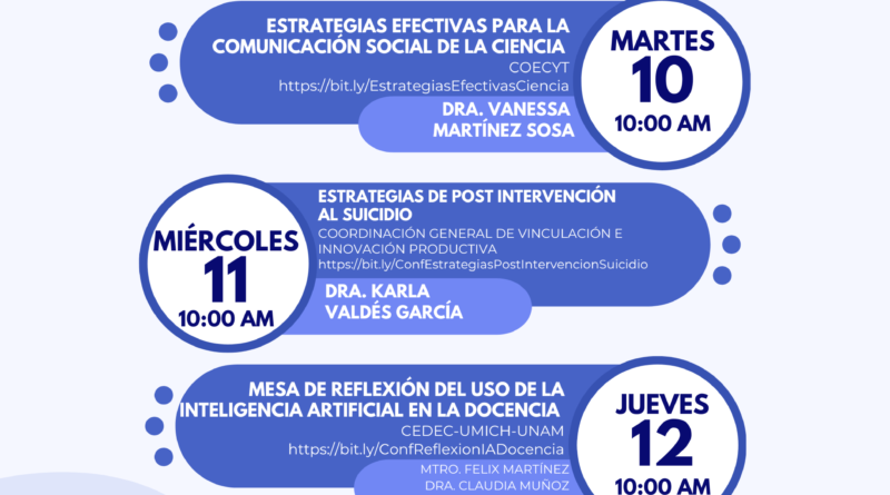 #UAdeC. Convoca el CEDEC de la UAdeC a Participar en la “Semana de Actualización Docente”