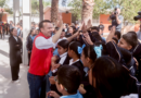 #Durango. Con Esteban, alumnos de la secundaria “Francisco Villa” ya tienen domo y cancha de usos múltiples