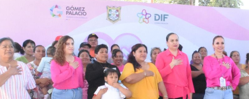 #GP. Llevan a comunidades rurales de Gómez Palacio información para promover la autoexploración que permite la detección oportuna del cáncer de mama*