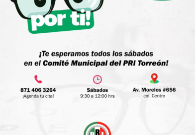 #Torreón. INICIA EL PROGRAMA: SEGUIMOS VIENDO POR TI