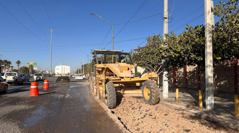 #GP. Sideapa implementa importante proyecto hidráulico en el bulevar Rebollo Acosta