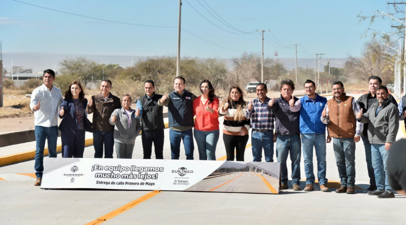 #Durango. Juntos Esteban y Toño hacen que renazca la capital con más calles pavimentadas*