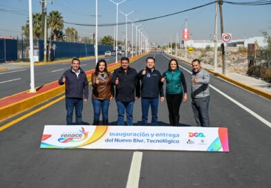 #Lerdo. ENTREGAN ESTEBAN VILLEGAS Y HOMERO MARTÍNEZ EL NUEVO BOULEVARD TECNOLÓGICO EN LERDO*