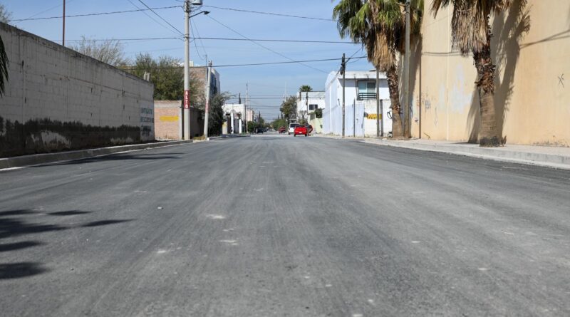 #Lerdo. CONCLUYE PAVIMENTACIÓN EN CALLE HELIOTROPOS, VILLA JARDÍN*