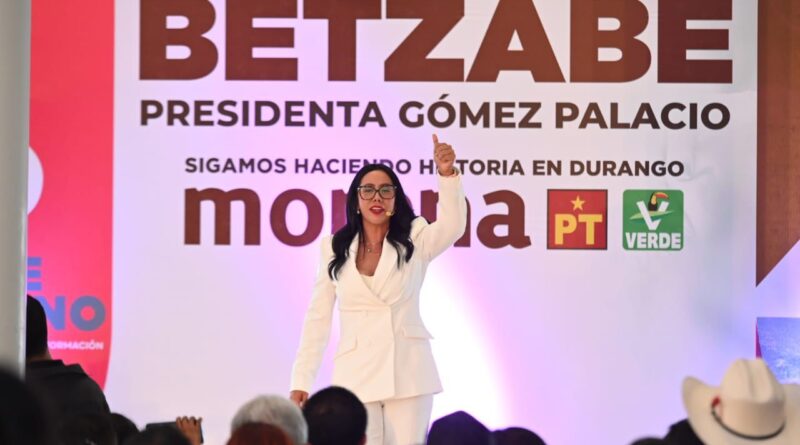#CampañasDurango. Betzabé Martínez presenta su propuesta de gobierno a los gomezpalatinos