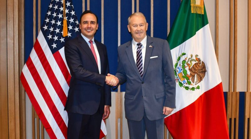 #Coahuila. FORTALECE MANOLO LAZOS DE AMISTAD CON EL EMBAJADOR DE ESTADOS UNIDOS