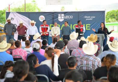 #Lerdo. PRESIDENTA CUMPLE COMPROMISO CON POBLADORES DEL EJIDO 21 DE MARZO; INICIA REHABILITACIÓN DE LA PLAZA PRINCIPAL*