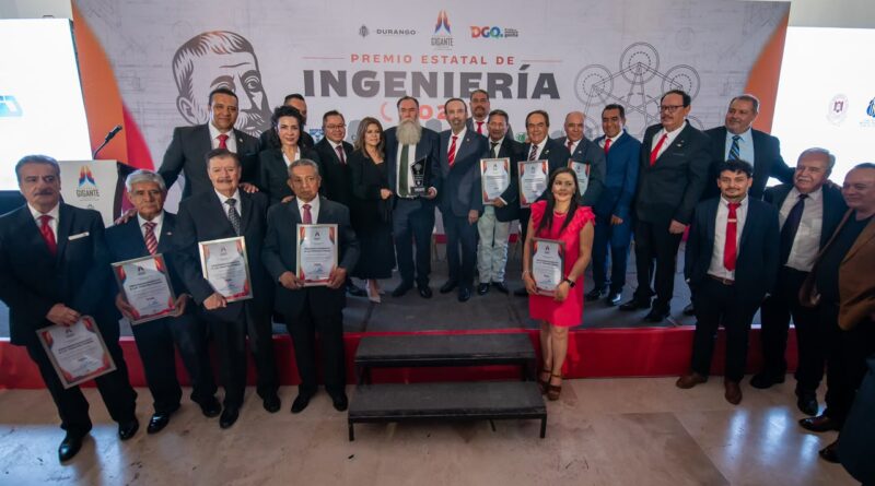 #Durango. Reconocen a los ingenieros que construyen el desarrollo de Durango con el Premio Estatal “Carlos Patoni”