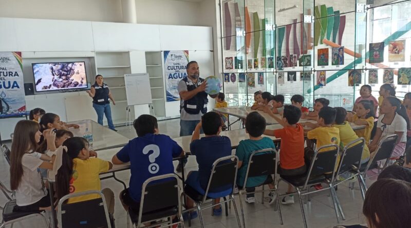 #Lerdo. SAPAL PROMUEVE LA CULTURA DEL AGUA EN EL CURSO DE VERANO DEL MUSEO ACERTIJO*