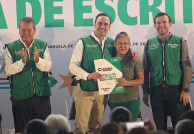#Coahuila. DETONA MANOLO ENTREGA DE 1150 ESCRITURAS EN TODAS LAS REGIONES