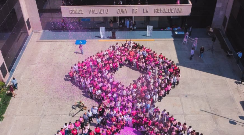 #GP. Con Betzabé, Gómez Palacio fortalece la conciencia y solidaridad frente al cáncer de mama.