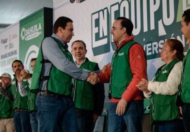#Coahuila. ‘EN EQUIPO LE ENTRAMOS’ CON GRANDES OBRAS EN TODO EL ESTADO: MANOLO
