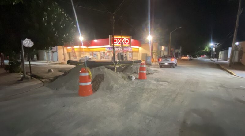 #SAPAL CONTINÚA TRABAJOS DE REPARACIÓN DE DRENAJE EN CALLE ALLENDE*