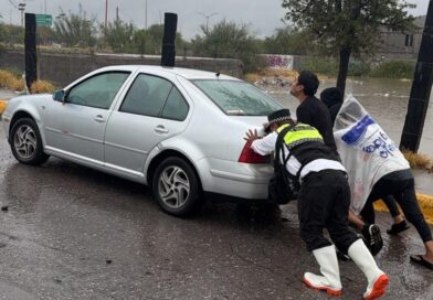 #Lerdo. PROTECCIÓN CIVIL DESPLIEGA OPERATIVO EN ATENCIÓN A LA POBLACIÓN POR LLUVIAS*