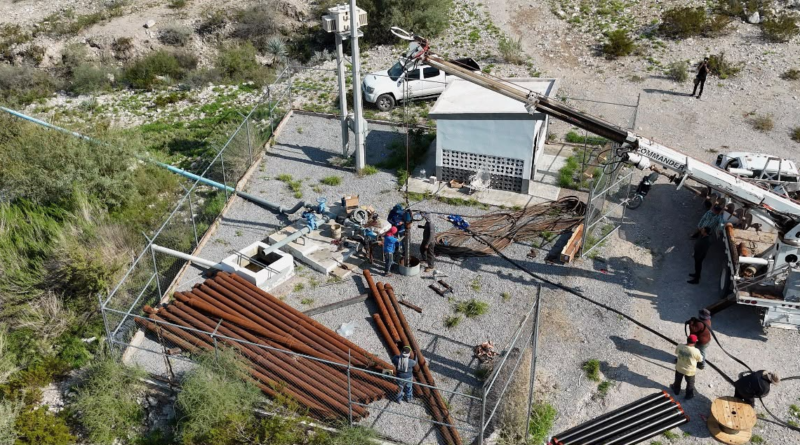 #SAPAL CONCLUYE TRABAJOS EN POZO PROFUNDO DEL EJIDO LA LUZ; YA OPERA PARA FORTALECER EL SUMINISTRO DE AGUA*