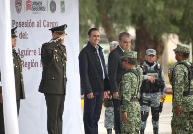 #Coahuila. REFRENDA GOBERNADOR COORDINACIÓN CON NUEVO MANDO DE LA XI REGIÓN MILITAR