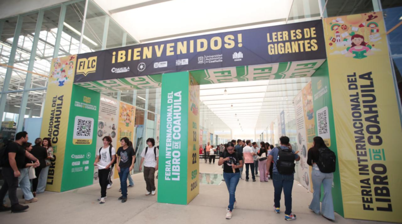 #Coahuila. CONCLUYE CON ÉXITO LA FERIA INTERNACIONAL DEL LIBRO DE COAHUILA «LEER ES DE GIGANTES»