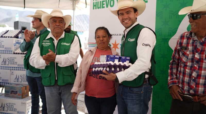 #Coahuila. PROGRAMA ALIMENTARIO DE “HUEVO Y LECHE” LLEGA A COMUNIDADES RURALES