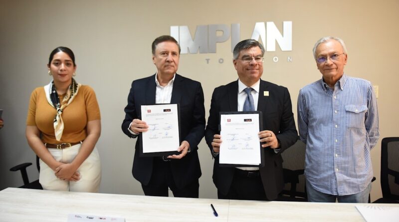 #Torreón. IMPLAN Torreón y Universidad Iberoamericana firman convenio de colaboración estratégica