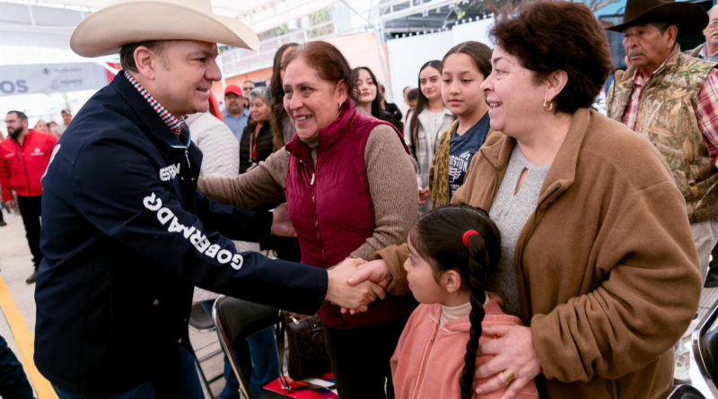 #Durango. En su gira por los 39 municipios, familias de Vicente Guerrero destacan apoyos en agua, seguridad y certeza jurídica que entregó Esteban Villegas*