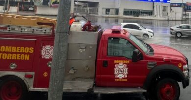 #Torreón. Protección Civil y Bomberos refuerza recorridos en Torreón debido a las lluvias registradas