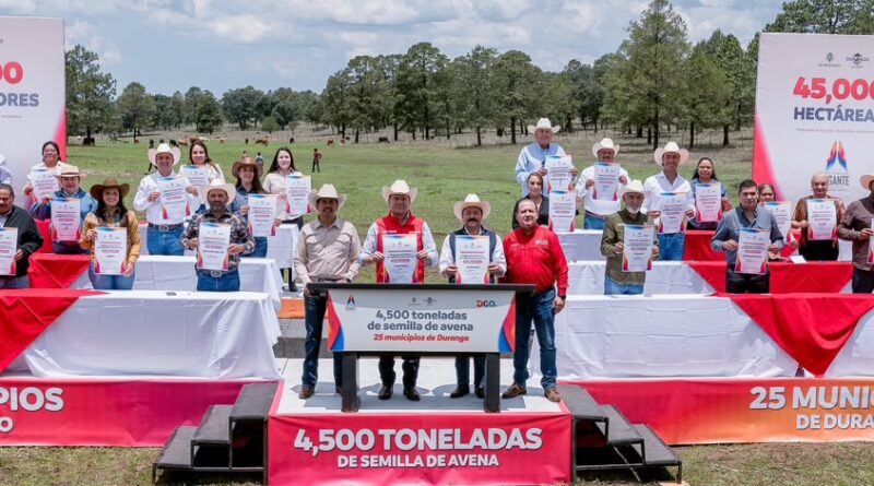 #Durango. Productores lo pidieron; el Gobierno del Estado escuchó y hoy entrega semilla para sembrar 45 mil hectáreas en Durango*
