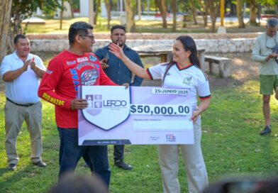 #Lerdo. SUSY TORRECILLAS CONTINÚA FORTALECIENDO EL DEPORTE EN EL MUNICIPIO; VISITA DOMOS DEL SECTOR RURAL DE LERDO*
