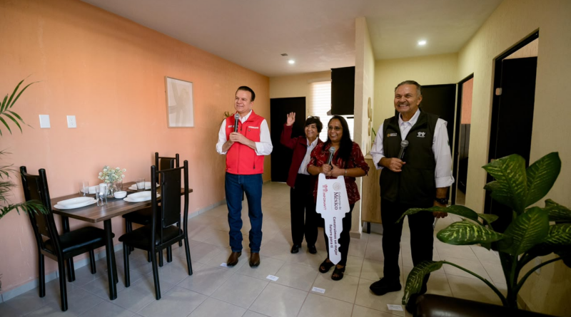 #Durango. En enlace con la Mañanera de la Presidenta Claudia Sheinbaum entregan en Durango las primeras 450 viviendas del Infonavit; familias ya cuentan con un patrimonio propio*