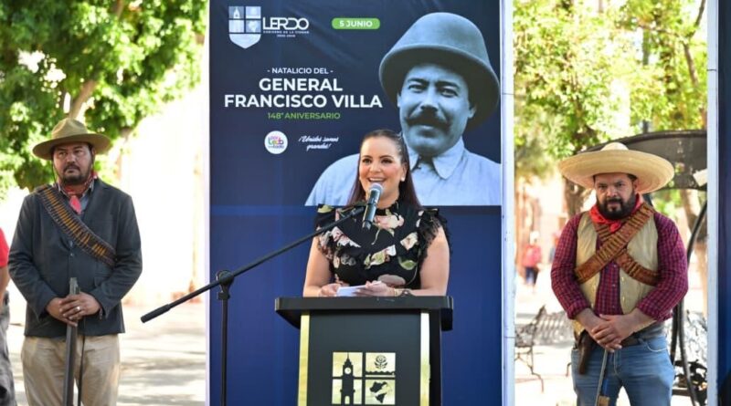 #Lerdo. CONMEMORAN EN LERDO EL 148 ANIVERSARIO DEL NATALICIO DEL GENERAL FRANCISCO VILLA