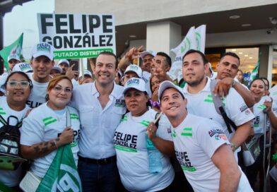 #Campañas. Cientos de personas apoyan a Felipe González en mega crucero