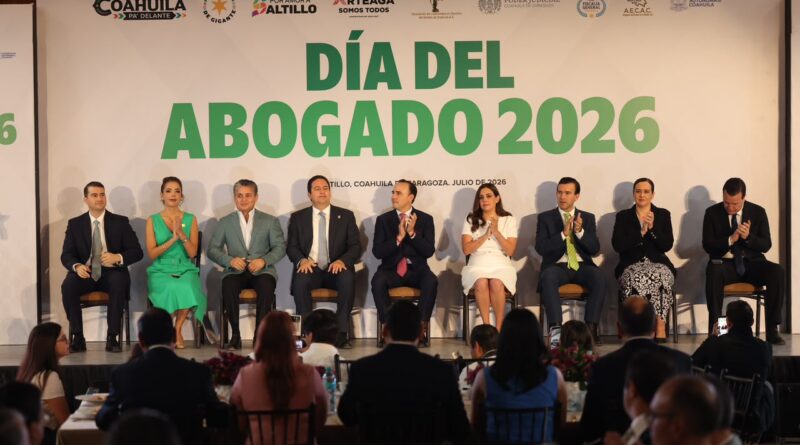 #Coahuila. EN COAHUILA TENEMOS ESTADO DE DERECHO GRACIAS AL TRABAJO DE LAS Y LOS ABOGADOS: MANOLO