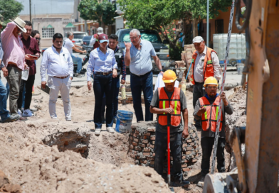 #GP. Supervisa Betzabé Martínez avances del Plan Fluye en drenaje de avenida Vergel de Gómez Palacio