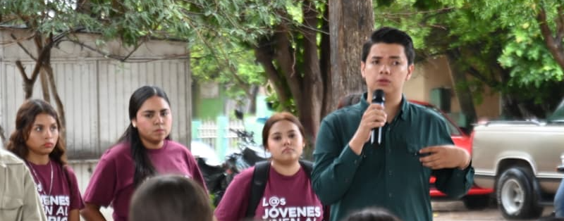#GP. Gobierno de Betzabé Martínez inicia segunda convocatoria del programa federal «Jóvenes Unen al Barrio» en ejido El Compás*