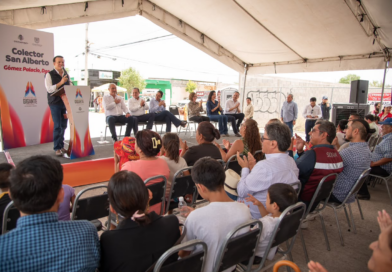 #Durango. Con la rehabilitación del colector San Alberto, 12 mil habitantes de siete colonias tendrán un mejor drenaje y menos riesgo de inundaciones*