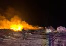 #Lerdo. CONTROLA PROTECCIÓN CIVIL Y BOMBEROS INCENDIO EN RELLENO SANITARIO*